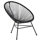 Black Rattan 3 Piece Patio Set | Miami