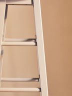 Natural and Grey Wood Bar or Kitchen Stool | Chester