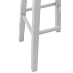 Natural and Grey Wood Bar or Kitchen Stool | Chester