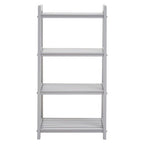 Grey Wood Four Tier Shelf Unit | Chester