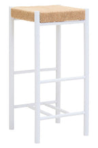 Natural Rope and White Bar Stool | Bandar
