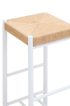 Natural Rope and White Bar Stool | Bandar