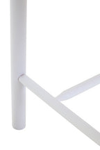 Natural Rope and White Wood Stool | Bandar