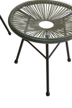 Grey 3 Piece Rattan Patio Set | Miami