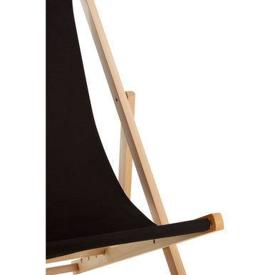 Black Deck Chair | Beauport