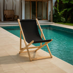 Black Deck Chair | Beauport