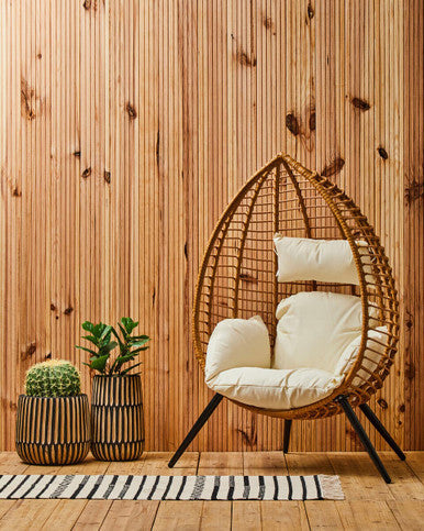 Natural Rattan Effect Chair | Goa