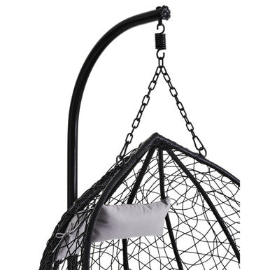 Black Rattan Effect Double Hanging Chair | Goa