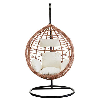 Natural Rattan Effect Hanging Chair | Goa