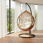 Natural Rattan Effect Hanging Chair | Goa