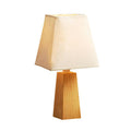 Tapered Wooden Base Table Lamp | Elion