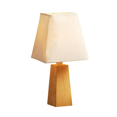 Tapered Wooden Base Table Lamp | Elion