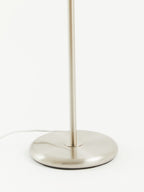 Chrome Floor Lamp with Cream Shade | Forma