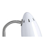 White Gloss Desk Lamp | Flexi