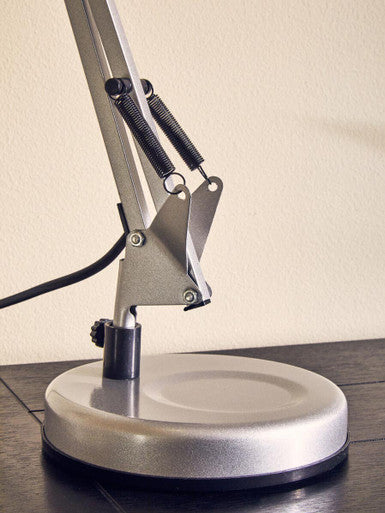 Studio Silver Grey Desk Lamp | Payton