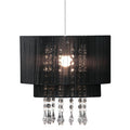 Black Voile Pendant Shade | Riband