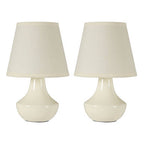 Set of Two Cream Ceramic Table Lamps | Globo