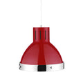 Red and Chrome Pendant Light | Jasper