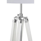 White Tripod Base Floor Lamp | Jasper