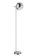 Chrome and White Inside Floor Lamp | Osborn