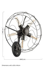 Vintage Fan Design Wall Light | Trissoni