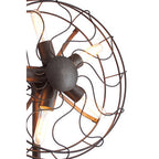 Vintage Fan Shape Table Lamp | Trissoni
