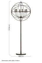 6 Arm Floor Lamp | Orbital