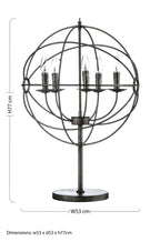5 Arm Table Lamp | Orbital