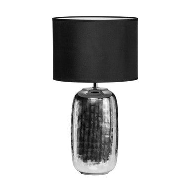 Chrome Finish Ceramic Base Table Lamp | Regents Park