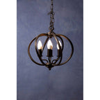 Matt Black Iron Pendant Light | Aspen
