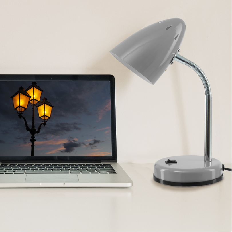 Grey Desk Lamp | Flexi