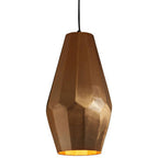Aluminium Copper Finish Large Pendant Light | Stockholm