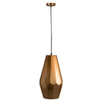 Aluminium Copper Finish Large Pendant Light | Stockholm