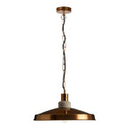 Copper Finish and Aluminium Pendant Light | Stockholm