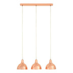 3 Pendant Light with Copper Finish | Jasper