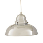Chrome Finish Bowl Shaped Pendant Light | Jasper