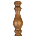 Candle Table Lamp with Wooden Square Base | Emely
