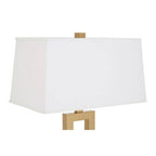 White Fabric Floor Lamp | Leora