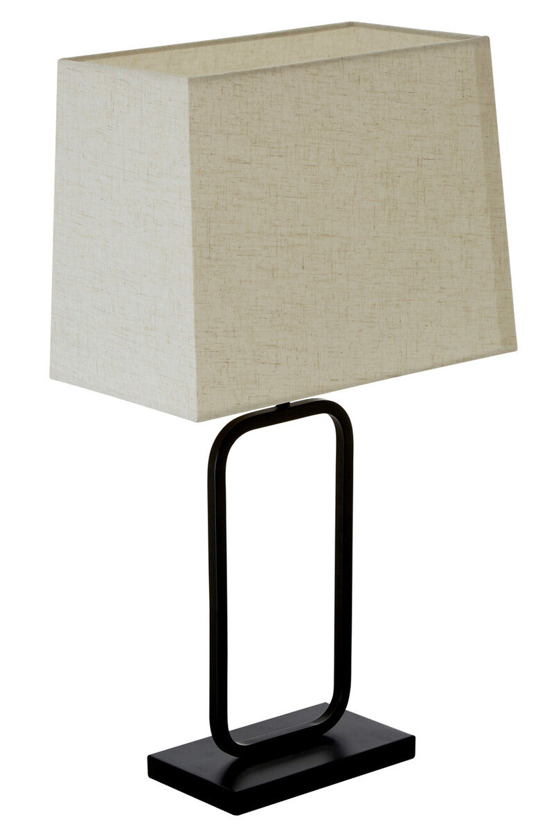 Natural and Black Table Lamp | Lucas