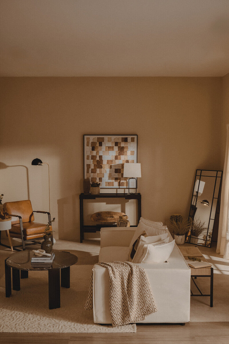 Natural and Black Table Lamp | Lucas