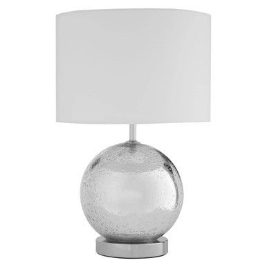 White Fabric Shade Table Lamp | Naomi