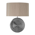 Silver Ceramic Table Lamp | Jessica