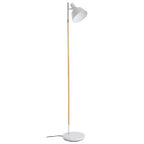 White Metal and Metal Floor Lamp | Bryant