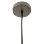 Grey Metal and Wood Effect Pendant Light | Blayne