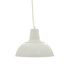 White Metal Pendant Light | Bryen