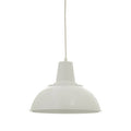 White Metal Pendant Light | Bryen