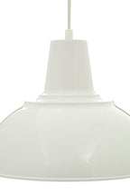 White Metal Pendant Light | Bryen