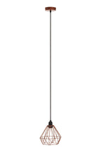 Copper Metal Wire Pendant Light | Bartol