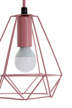 Pink Metal Wire Pendant Light | Beli