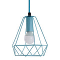 Beli Blue Metal Wire Pendant Light